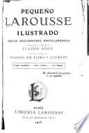 Pequeño Larousse ilustrado : äb nuevo diccionario enciclopédico