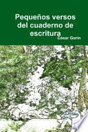 Pequeños versos del cuaderno de escritura