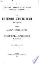 Per le signore sorelle Longi