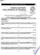 Periódico oficial del gobierno del estado