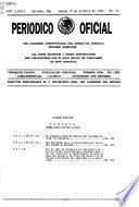 Periódico oficial del gobierno