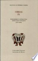 Periodismo y literatura: artículos y ensayos (1877-1894)