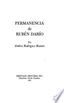 Permanencia de Rubén Darío