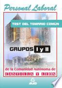 Personal Laboral Grupos i Y Ii de la Comunidad de Castilla Y Leon. Test Comun
