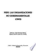 Perú, las organizaciones no gubernamentales (ONG)