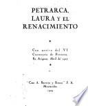 Petrarca, Laura y el renacimiento, con motivo del VI centenario de Petrarca