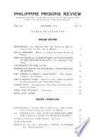 Philippine Prisons Review