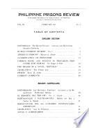 Philippine Prisons Review