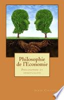 Philosophie de l'Economie