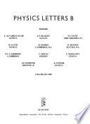 Physics Letters