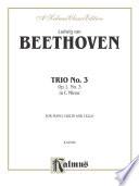 Piano Trio No. 3 in C Minor, Opus 1, No. 3