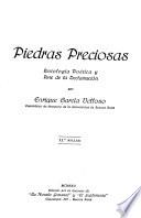Piedras preciosas; antología poética y arte de la declamación