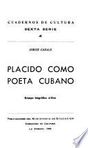Plácido como poeta cubano