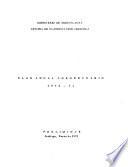 Plan anual agropecuario : 1972-73