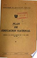 Plan de educacion nacional