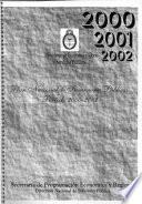 Plan nacional de inversiones públicas, periódo 2000-2002