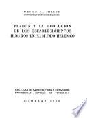 Platon y la evolución de los establecimientos humanos en el mundo helenico