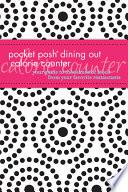 Pocket Posh Dining Out Calorie Counter