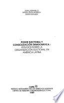 Poder electoral y consolidación democrática