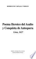 Poema heróico del asalto y conquista de Antequera