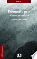 Poemario gris y letra escarlata