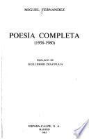 Poesía completa