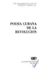 Poesía cubana de la revolución