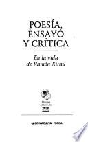 Poesía, ensayo y crítica