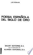 Poesía española del Siglo de Oro