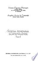 Poesía femenina guatemalense