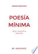 Poesía mínima