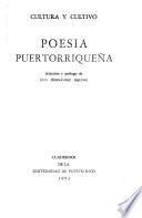 Poesía puertorriqueña, selección y prólogo de Luis Hernández Aquino