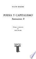 Poesía y capitalismo