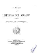 Poesías de Baltazar de Alcázar