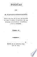 Poesías de D. Juan Melendez Valdés