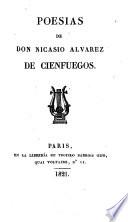 Poesías de don Nicasio Alvarez de Cienfuegos
