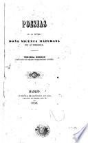 Poesias de la señora doña Vicenta Maturana de Gutierrez
