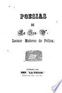 Poesías de la Sra. Da. Leonor Mederos Pellón