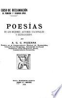 Poesías de los mejores autores nacionales y extranjeros