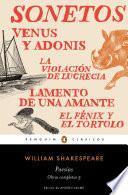 Poesías (Obra completa Shakespeare 5)