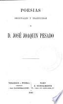 Poesias originales y traducidas de D. José Joaquin Pesado