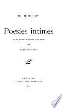 Poésies intimes