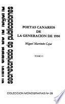 Poetas canarios de la generación de 1950