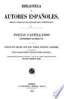 Poetas castellanos anteriores al siglo XV