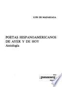 Poetas hispanoamericanos de ayer y de hoy