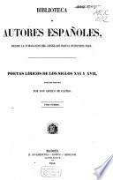 Poetas líricos de los siglos XVI y XVII