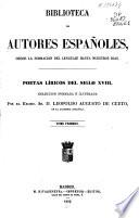 Poetas líricos del siglo XVIII