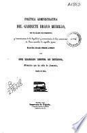 Política administrativa del gabinete Bravo Murillo, en el ramo de Fomento