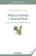 Política criminal y sistema penal