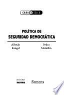 Política de seguridad democrática